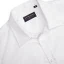 Men's Dress Shirts Stretch Stain Shield Long Sleeve Solid Formal Shirt Business Casual Button Down Shirts (Medium, White)