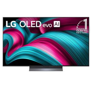 LG 55-Inch Class OLED evo AI 4K C5 Series Smart TV w/Dolby Atmos, Dolby Vision, HDR10, AI Super Upscaling 4K, Filmmaker Mode, Wow Orchestra, Alexa Built-in