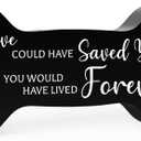 Pet Memorial Ornament Remembrance Gifts Loss of Dog Sympathy Gift Bone Shape Decor Ornament for Dogs Bereavement Gift for Pet Lover Memorial Gift for Pet Owner Pet Lover 5x2.4 Inch Bone Shape