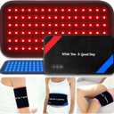 Red Light Therapy for Body  90 LEDs Triple Wavelength (660/850/460nm), 13"x7.3" Wearable Infrared Light Therapy Pad for Pain Relief, Muscle Recovery & Skin Care  27 Customizable Options