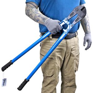 Bolt Cutter with Drop Forged Cr-Mo Alloy Steel Blades,with Ergonomic Handle,Heavy Duty Metal Cutter for Rebars, Chains, Locks, Wires, Bolts, Fence. (30in)