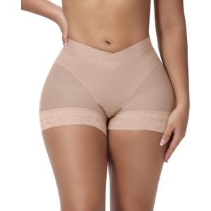 SHAPSHE Women'S Shapewear Control Panties Tummy Control Underwear Faja Levanta Gluteos Para Mujer Faja Body Shaper Shorts Bbl Underwear for Women Waist Shapewear Columbian Fajas for Women Tan, Medium
