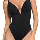 Popilush Shapewear Body Suits for Womens - Tummy Control Bodysuits for Women Deep V Corset Tops Thong Body Shaper Size 3XL
