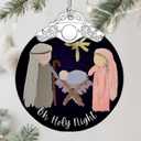 Nativity Ornament | Nativity Scene | Christmas Ornament | Christmas Decoration | Holiday Decor | Religious Gifts | Christian Gifts | Gift Exchange | Gift Idea - Pattern A