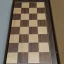 AMEROUS 15'' Magnetic Wooden Chess Set for Adults Kids - with Folding Board, Gift Package, Pieces Storage Slots, Handmade Pieces,Chess Board Game Set for Tournament Professional Beginner