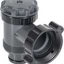 Plunger Valve for Intex Pools-38mm On/Off & Drain Valve for Pool Pump Hose, Replacement for Above Ground Filter Pump & Intex Pool Accessories Compatible with Inlet/Outlet