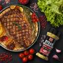 Steak Seasoning Spicy Ranch Seasoning Powder Mix - Gluten Free & Low Sodium Meat Seasonings for Ribeye, Beef & NY Strip Steak. Hot Ranch Powder Steaks Seasonings for Grilling. Dry BBQ Rub Spices. 5oz (EXP 01/02/27)