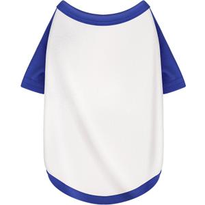 Stylish White Color Block Dog Shirt: Premium Polycotton Blend, Comfortable, Breathable, and Wrinkle-Resistant. Perfect Apparel for Small, Medium, & Large Dogs, a Must-Have for Pet Lovers XL (XL-(20~27lb) | Chest(~21.5"))