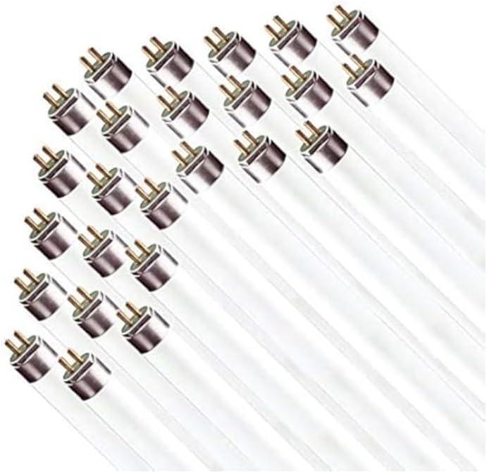 Circle F32T8/SP865 T8 Fluorescent Light Bulbs 48 Inch, 32W 6500K Daylight, G13 Medium Bi-Pin Base, 4FT Commercial Ceiling Light Replacement for Garage, Office & Shop Fixtures, 25 Pack