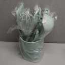 Kitchen Utensils Set-12 Pieces Silicone Cooking Utensils Set (Dishwasher Safe) 392F Heat Resistant Spatula Set,Kitchen Utensil Set for Nonstick Cookware,Best Kitchen Tools with Holder (Green)