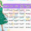 Girls Disgust Costume Dress Kids Green Fancy Dress up Halloween Carnival Party Cosplay Costume (2-3 Years)