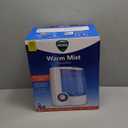 Vicks Warm Mist Humidifier FilterFree 1Gal Tank, Auto ShutOff, Night Light, VapoPad and VapoSteam Compatible (White)