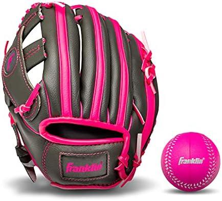 Franklin Sports Kids Baseball Gloves - RTP Youth Teeball Glove - Boys + Girls Teeball Mitt - 9.5"