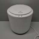 SereneLife Freestanding Towel Warmer 18" Hot Towel Warmer with Legs for Bathroom & Spa, 12L Capacity, Built-In Timer, Aroma Discs & LED Indicator, Fits One Towel or Robe, Gray (White Oak Grain)