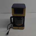 West Bend Timeless 12-Cup Programmable Coffee Maker with Brew Strength Selector for Hot and Iced Coffee, Includes 1-4 Cup Brew Option and Permanent Filter (Blue/Gold)