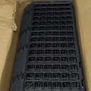 12 PCS Under Couch Blockers for Bed Couch Furniture Underneath Stop from Getting Under The Sofa (Black Plastic)