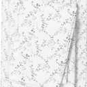 Great Bay Home Flannel Sheet Set Queen Size - 100% Turkish Cotton, Double-Brushed, Winter Floral Bed Sheets - Ultra-Soft, Cozy, 4-Piece Bedding Set (Winter Vines Green)