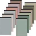 Lincia 12 Pcs 12 Pcs 5" x 8" Small Legal Pads Colored Lined Note Pads Narrow Ruled Writing Notepads 50 Sheets Per Micro Paper Notebook Lined and Perforated for College Office Supplies (Fresh Colors)