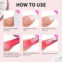 SMSMYXF Ombre Gel Nail Polish Set, 9 Colors, UV Pat Painting Gradient Blooming Gel Kit with Application Guide Ombre Pat Nail Polish Pigment for nail,Gradient Painting