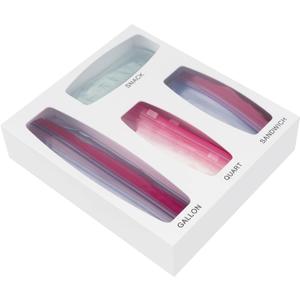 Acrylic Bags Storage Organizer - Drawer & Food Storage Organizer - Compatible with Gallon, Quart, Sandwich, Snap, Freezer, Slider Bags (White)