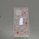 AIGOMARA Phone Case Made for iPhone 16 Pro Max 6.9 Inch [Compatible with MagSafe] Pink Floral Cherry Blossom Design Soft TPU and Hard PC Clear Case Shockproof Anti-Scratch Phone Cover for Women