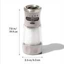 NEW OXO Good Grips Contoured Mess-Free Salt Grinder, Gray, One size