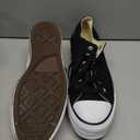 Converse Women's Chuck Taylor All Star Lift Floral Embroidery Low Top Sneakers (10.5, Black/White)