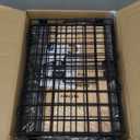 2 Set Stackable Wire Basket with Openable Top, Kitchen Counter, Pantry Organizer and Storage Produce Onion Potato Fruits Vegs Bread Food Snack Spice Organizing Bin for Cabinet Shelf Countertop Floor