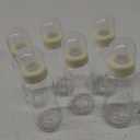 Hushee 6 Sets Funny Plastic Bottle Chug Baby Shower Games Diaper Baby Shower Game Gender Reveal Race Gifts Decoration for Adults Boys Girls (Transparent White)