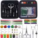 XFISHMAN Fly-Tying-Kit-with-Tools-Materials Fly-tieing-Starter-kit for Fly Fishing Lure Building jig Making Set