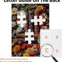 Wildflower Pages Puzzles for Adults 1000 Pieces Puzzle Clearance Vintage Books Challenging Adult Puzzles 1000 Pieces Puzzle Perfect for Game 27.5 x 19.6 inch