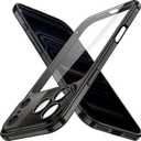 JETech Slim Case for iPhone 17 Pro Max 6.9-Inch with Camera Lens Full Protection, Ultra-Thin Lightweight Clear Minimalist Protective Phone Cover (Black)