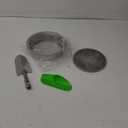 Soil Sifter Stainless Steel Riddle Sieve Set for Gardening with 5 Sizes 8" Diameter 1/3/6/9/12mm Interchangeable Meshes - Garden Potting Sieves with Shovel - Planting Soil Sifters Strains