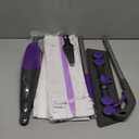 Spray Mops for Floor Cleaning - Wet Dry Mops with 6 Disposable Pads for Swiffer Powermop - Refillable Bottle for Hardwood Tile Home Kitchen - Absorbs Pet Hair Dust Stains (Gray)