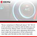 Cciyu Air Conditioning Compressor for Honda Civic/Civic del Sol 1.5L 1.6L 1992-1993 Replaces AC Compressor for Car 4 Grooves