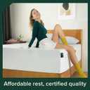 ZINUS 12 Inch Green Tea Memory Foam Mattress [New Version], Full, Fiberglass free, Medium Firm Feel, Zoned Pressure Relief, Certified Safe Foams & Fabric, Mattress in A Box (White)