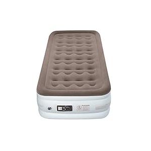 Etekcity Air Mattress Twin Size Inflatable Airbed Blow Up Air Bed Raised Mattress with Built in Pump for Camping, Guest, Height 18