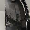 DHUSMQ Compatible with VW Golf 4 MK4 1998-2002 Passat B5 Jetta Car Rearview Side Mirror Cover Sticker Wing Cap Exterior Door Case Trim Carbon Auto(Gloss Black)