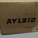 Ayleid Retractable Garden Hose Reel,1/2 in x 100 ft Wall Mounted Hose Reel, with 9- Function Sprayer Nozzle, Any Length Lock/Slow Return System/Wall Mounted/180Swivel Bracket (Black)