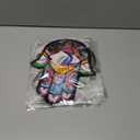 5 x Sequin Eye Patches Large Hand Embroidered Motif Applique Patches DIY Sewing Ironing Accessories for Hoodies T-Shirt Jeans Jackets