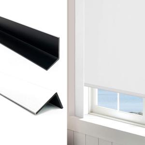 Light Blocking PVC Strips for Window Shades & Blinds by Keego (White-2pcs)
