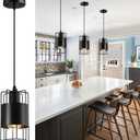 Farmhouse Pendant Lights Kitchen Island,Single Black Pendant Lights, Modernindustrial Bathroom Pendant Light,Kitchen Pendant Lights Hanging Light Fixture,Small Pendant Lights Kitchen Island