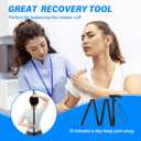 Foldable Shoulder Wand for Physical Therapy & Rotator Cuff Rehab - Lightweight, Portable & Long Enough - Exercise Equipment & Stretching Tool