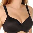 Playtex Women's Love My Curves Original Balconette Underwire Full Coverage Bra (40DD, Real Black)