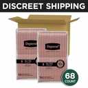 Depend Fresh Protection Adult Incontinence & Postpartum Bladder Leak Underwear for Women, Disposable, Maximum, Extra-Large, Blush, 68 Count (2 Packs of 34), Packaging May Vary