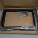 8 Pack  L 14" x H 8" x W1.5, 5mm Thick Black L Shelf Bracket, Iron Shelf Brackets, Metal Shelf Brackets, Floating Shelf, Shelf Supports with Screws