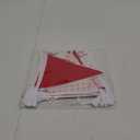 32Ft Red Party Decorations Red Plaid Checkered White Triangle Flag Gingham Pennant Bunting Fabric Garland for Christmas Wedding Birthday Carnival Picnic X-mas Outdoor Home Party Festivals Decoration (Red Checkered)