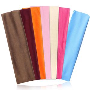 Headbands for Women Non Slip 7Pcs Elastic Head Bands for Women's Hair Soft Cotton Cloth Fashion Stretch Headbands for Women for Daily Workout Sports Running Yoga
