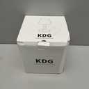 KDG Modern Cordless Small Table Lamp, Portable LED Fabric Shade Desk Lamps, 5000mAh Rechargeable Battery Operated Lighting for Bedroom, Bedside, Bar, Living Room, Dining Room, Night Light(Gold)