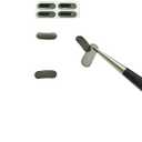 Earphone Mesh Filter for Airpords Pro Repair Parts Replacement Dustproof Filter Tool Set 2 Pairs with Anti Static Stainless Steel Tweezer